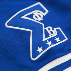 Camiseta de Fútbol Phi Beta Sigma Azul Rey con Letras Griegas, Camiseta Deportiva Transpirable, Ropa de Fraternidad - Product Image 3