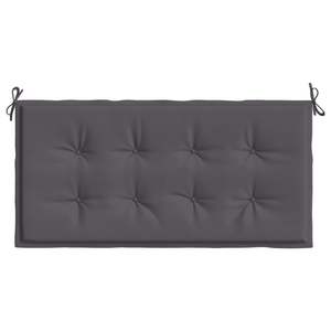 Coussin de banc de jardin en tissu Oxford anthracite 100% polyester, coussins et oreillers d'extérieur - Product Image 4