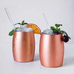 Copper Glass suitable for water, juice, lassi and other non-acidic beverages - Product Image 5