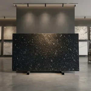 High Demand Most Selling Premium Pearl Black Granite Natural <b>Stone</b> Slabs for Countertops Flooring Monuments and Construction - Product Image 1