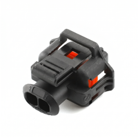 Connecteur de capteur d'injecteur diesel Common Rail étanche à 2 broches femelles en cuivre 12V 5A IP67 Jinhang2p-H