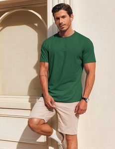 Camiseta Premium para Hombre, Cuello Redondo, Mezcla de Spandex/Algodón, Secado Rápido, Transpirable, Ecológica, Corte Regular, Estampado Digital - Product Image 3