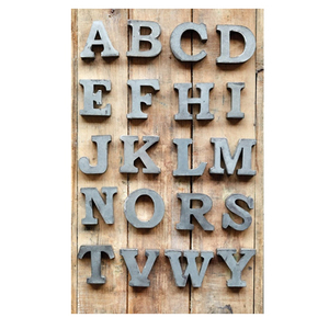 Cadre mural en fil de fer avec lettres de l'alphabet de A à Z - Product Image 2