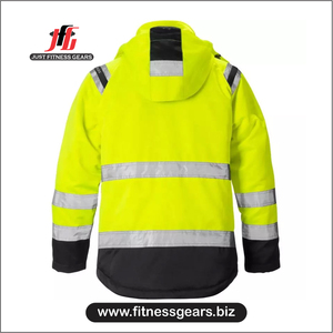 Veste de travail d'hiver respirante de haute qualité pour hommes et femmes, manteau industriel robuste à capuche, coutures renforcées, poches confortables - Product Image 2