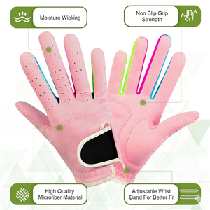 High Quality Custom Men's Single Golf <b>Gloves</b> Comfortable Microfiber Cloth <b>Thin</b> Section Breathable And Wear-resistant Golf <b>Gloves</b> - Product Image 4