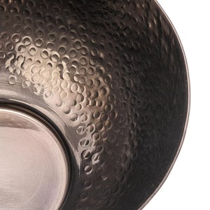 Vase de table moderne fait main, éco-responsable, très demandé, en aluminium noir, résistant à l'eau, bol décoratif - Product Image 6