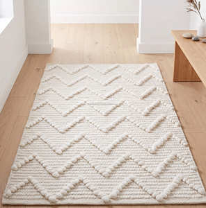Tapis Bohème Gris Tissé à la Main en Coton et Laine – Textile de Maison Bohème à Prix Abordable – Vente en Gros de Tapis de Sol - Product Image 5