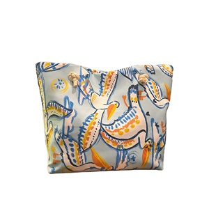 Bolso de mano con estampado de pájaros pintados al óleo para mujer, Dropshipping POD, Bolso tote de cuerda de cáñamo, Bolso de hombro informal y con personalidad para mujer, ideal para la playa - Product Image 1