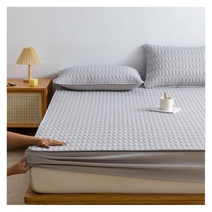 Anti-Slip Mattress Protector <b>Waterproof</b> Breathable Soft Cotton Luxury Eco-Friendly Hypoallergenic Mattress Protector - Product Image 1