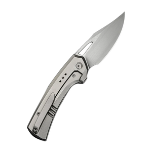 Folding Knives with Gray Handle <b>Stainless</b> <b>Steel</b> Blade Foldable Pocket Design for <b>Outdoor</b> Camping and General Utility Work - Product Image 2