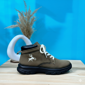 Chaussures en cuir de daim de chèvre véritable, confortables, durables, souples, semelle extérieure en cuir et caoutchouc écologique - Product Image 4