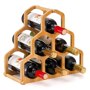 Porte-bouteilles et supports à vin en bambou, fabrication sur mesure, vente en gros |   Aqdus Saleem Inde - Product Image 3