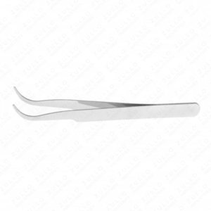 Custom Printed Eyelash Tweezers Stainless Steel Curved & Slant Tip Lash Extension and Eyebrow Grooming <b>Tool</b> Set - Product Image 3