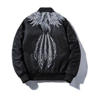 Chaqueta Bomber Personalizada de Moda al por Mayor para Hombre, Chaquetas Souvenir Sukajan con Doble Dragón y Fénix a Precios de Mayoreo OEM - Product Image 5