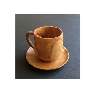 Eco Friendly Wooden Mug Handmade Solid Wood Coffee Mug Natural Finish Rustic Design Drinkware for Tea Coffee - Product Image 3