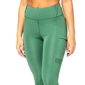 Leggings de yoga pour femmes, longueur intégrale, taille mi-haute, respirants, couleur unie, 100% coton, pour le fitness et les pantalons - Product Image 3
