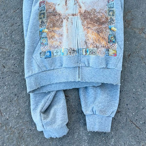 Sudadera con capucha de algodón grueso de alta calidad para hombre, con cremallera completa, forro polar de felpa francesa y estampado personalizado para invierno - Product Image 6