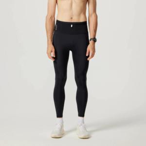 Leggings de sport d'hiver pour hommes grande taille, couleur unie, compression, personnalisables, vente en gros - Product Image 5
