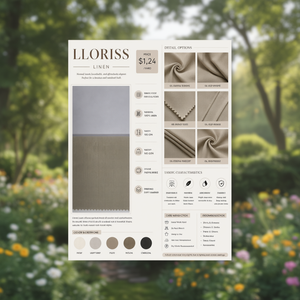 ผ้าลินินแท้ 100% โดย Lloriss - Product Image 3