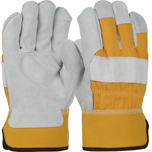 Guantes de Trabajo de Cuero Resistentes al Calor, de Piel de Vacuno, para Jardinería y Soldadura - Product Image 3