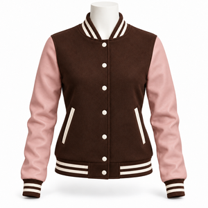 Chaqueta Varsity Acolchada de Piel de Oveja, Impermeable, Cortavientos, Transpirable y Ligera para Mujer, Talla Grande, Ropa de Invierno de Algodón - Product Image 3