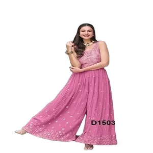 2023 Fashion Jumpsuit Sleeveless Summer Dresses for Women Sexy Girls Casual Salwar Kameez Style