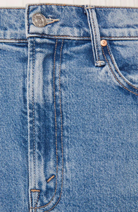 Nouvelle arrivée : jupe en denim de coton écologique respirante pour femmes, avec logo personnalisé, mini-jupe pour l'hiver, tenue de rue - Product Image 5