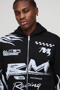 Sudadera con Capucha de Alta Calidad, Gruesa, Bordada en 3D, de Invierno, ODM, Talla Grande, 100% Algodón, Secado Rápido, Ecológica, para Hombre - Product Image 3