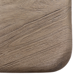 Table de cuisine et de salle à manger en bois d'acacia massif fait main, très durable et esthétique, finition grise à grain profond, très attrayante, avec un grand espace - Product Image 6