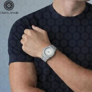 Reloj de Lujo para Hombre Charm Jewells, de Acero Inoxidable, Esfera Cuadrada, Bisel de Cristal Negro, Movimiento Mecánico Analógico, 40 mm, Resistente al Agua 10 Bar - Product Image 3