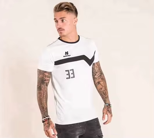 Wholesale Custom 100% Cotton Men's T Shirt Blank Men's t-shirt Plain High Quality T Shirt for Men Print <b>Logo</b> - Product Image 1