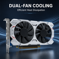 Nouvelle carte graphique de jeu GTX 750 Ti 2 Go GDDR5 128 bits à double ventilateur PCI Express 3.0 X16 DirectX 12 pour PC de bureau