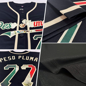 เสื้อเจอร์ซีย์เบสบอลออกแบบได้ตามต้องการสำหรับทีมเยาวชนและผู้ใหญ่ - Product Image 6