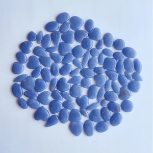 Natural Angelite Crystal Cabochons Hand Polished Light Blue Gemstone Jewelry Making Rings Pendants Earrings Healing Stone - Product Image 4