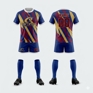 Uniforme de Rugby Unisex al Por Mayor, Pantalón Corto 100% Poliéster, Ropa Deportiva Personalizada con Impresión por Transferencia de Calor en la Parte Delantera, Transpirable - Product Image 5