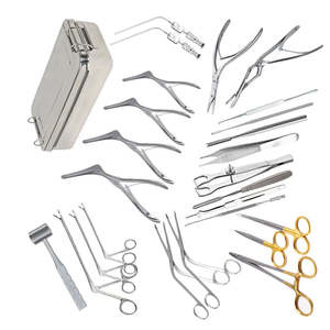 Kit de Instrumentos Manuales de Acero Inoxidable Alemán para ORL, Set Ortopédico de 27 Piezas para Fragmentos Grandes y Pequeños, Certificado CE, 1 Año de Garantía - Product Image 4