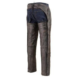 Samroz Sports - Pantalones de cuero para hombre, negros y marrones, con bolsillos con cremallera, forro térmico, para motociclistas, diseño personalizable, alta calidad - Product Image 3