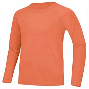 Maillot de bain unisexe respirant pour enfants, manches longues, protection UV, sports nautiques, surf, natation - Product Image 1