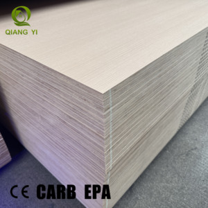 Pannello di compensato <span class=keywords><strong>laminato</strong></span> ecologico Qiangyi moderno in noce, 18 mm, melaminico <span class=keywords><strong>bianco</strong></span>, 4x8, per interni - Product Image 1