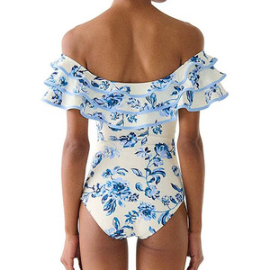 Traje de Baño de Una Pieza de Corte Alto para Mujer con Estampado a Doble Cara, Bikini Sexy de Playa de Secado Rápido y Transpirable, Traje de Baño Femenino de Moda - Product Image 3