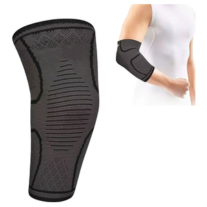 Genouillères de sport élastiques de compression pour jeunes et adultes, manchons de protection souples et flexibles pour le coude et le genou, idéaux pour la course à pied - Product Image 5