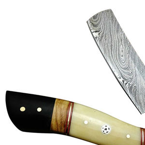 Navaja de Afeitar Plegable para Hombre, de Acero Inoxidable, con Hoja Recta, Diseño Personalizado 2026, Novedad - Product Image 4