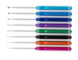 SHAHZIK INTERNATIONAL Ensemble de curettes cervicales en acier allemand avec poignées colorées, instruments chirurgicaux orthopédiques professionnels pour la colonne vertébrale, certifiés CE - Product Image 2