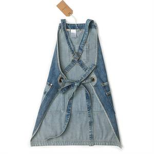 Professional <b>Bar</b> Worker Uniform Canvas Apron Genuine Leather Straps Lightweight Work Vest Adjustable <b>Utility</b> Pockets - Product Image 2