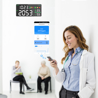 Medidor de CO2 y Decibelios WiFi Tuya, Monitor de Ruido NDIR, Temperatura y Humedad, Control Remoto por Aplicación para Escuelas, Aulas y Jardines de Infancia