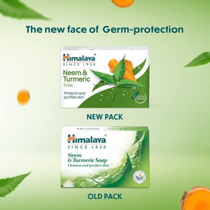Himalaya Herbals Protecting <b>Neem</b> and Turmeric <b>Soap</b>, 125gm - Product Image 2