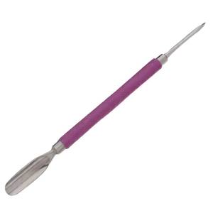 <b>Nail</b> <b>Kit</b> Manicure Set with 10 in 1 Stainless Steel Tools Single Spring Purple Handle Portable Bag Classic Style for Adult Use - Product Image 4