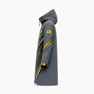 Vêtements d'extérieur chauds et naturels, vestes longues en textile, manteaux d'hiver matelassés, vêtements coupe-vent, vente en gros, vestes longues en textile sur mesure - Product Image 2