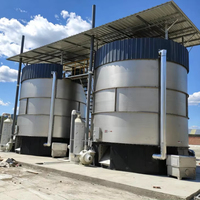 Réservoir de Fermentation Verticale de Fumier à Haute Efficacité, Directement de l'Usine, pour la Production d'Engrais Organique et de Compost