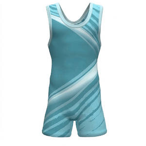 Singlet de Lucha Unisex Negro y Amarillo con Rayas Diagonales, 100% Poliéster Elástico, Ajustado, Transpirable, Compresión Deportiva - Product Image 6